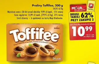 Biedronka Praliny Toffifee, 200 g oferta
