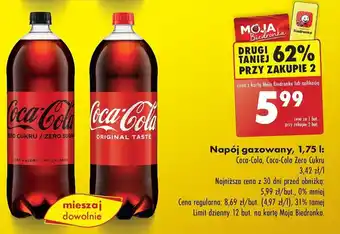 Biedronka Napój gazowany, 1,75 l oferta