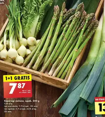 Biedronka Szparagi zielone, 250 g oferta