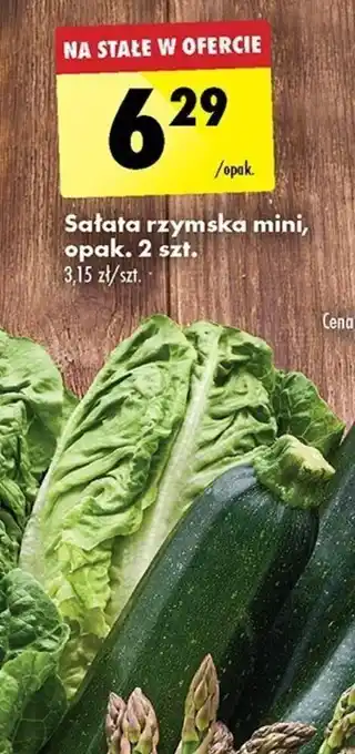 Biedronka Sałata rzymska mini, opak. 2 szt. oferta