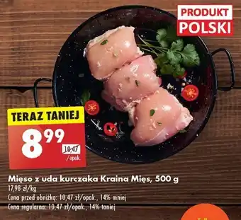 Biedronka Mięso z uda kurczaka Kraina Mięs, 500 g oferta