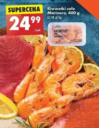Biedronka Krewetki całe Marinero, 400 g oferta