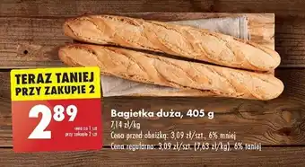 Biedronka Bagietka duża, 405 g oferta