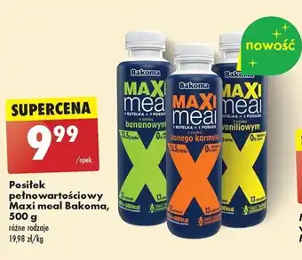 Biedronka Posiłek pełnowartościowy Maxi meal Bakoma, 500 g oferta