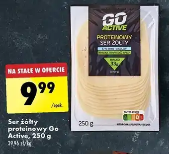 Biedronka Ser żółty proteinowy Go Active, 250 g oferta