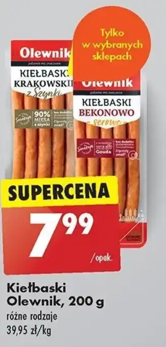 Biedronka Kiełbaski Olewnik, 200 g oferta