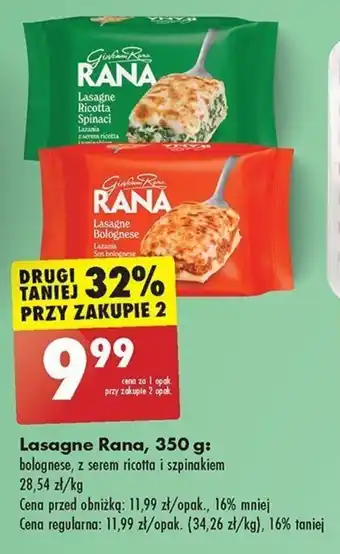 Biedronka Lasagne Rana, 350 g oferta