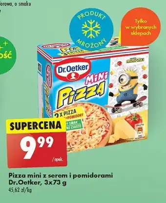 Biedronka Pizza mini z serem i pomidorami Dr.Oetker, 3 x 73 g oferta