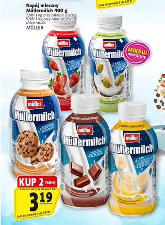 Prim Market Napój mleczny Müllermilch 400 g oferta