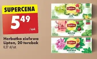 Herbatka ziołowa Lipton, 20 torebek