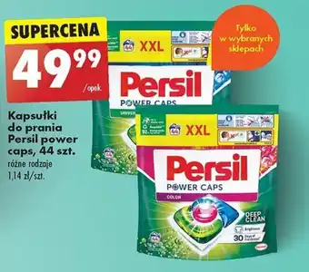 Biedronka Kapsułki do prania Persil power caps, 44 szt. oferta