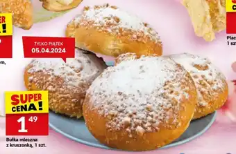 Twój Market Bułka mleczna z kruszonką, 1 szt. oferta