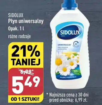 ALDI SIDOLUX Płyn uniwersalny 1l oferta