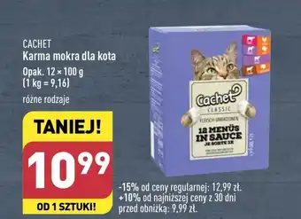 ALDI Cachet Mokra karma dla kota 12x100g oferta