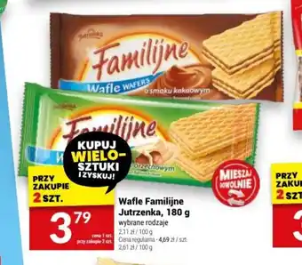 Twój Market Wafle Familijne Jutrzenka, 180 g oferta