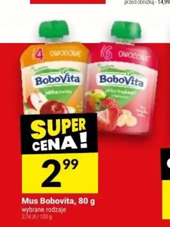 Twój Market Mus Bobovita, 80 g oferta