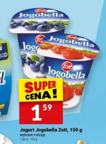 Twój Market Jogurt Jogobella Zott, 150 g oferta