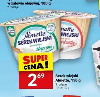 Twój Market Serek wiejski Almette, 150 g oferta