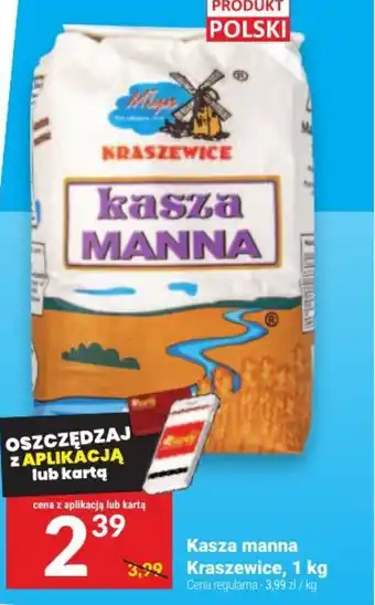 Twój Market Kasza manna Kraszewice, 1 kg oferta