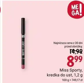 Rossmann Kredka do ust Miss Sporty oferta