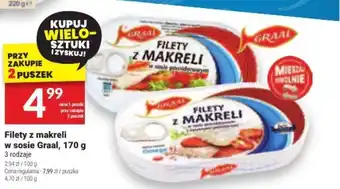 Twój Market Filety z makreli w sosie Graal, 170 g oferta