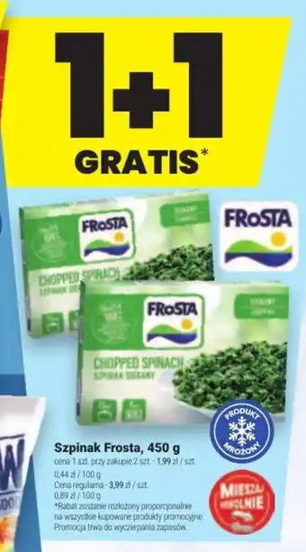 Twój Market Szpinak Frosta, 450 g oferta