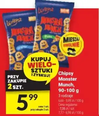 Twój Market Chipsy Monster Munch, 90 - 100 g oferta