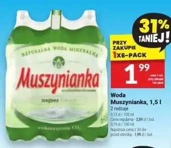 Woda Muszynianka, 1,5 l