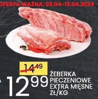 Wafelek ŻEBERKA PIECZENIOWE EXTRA MIĘSNE 1KG oferta