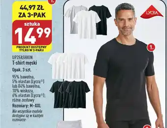 ALDI UP2FASHION T-shirt męski 3 szt. oferta