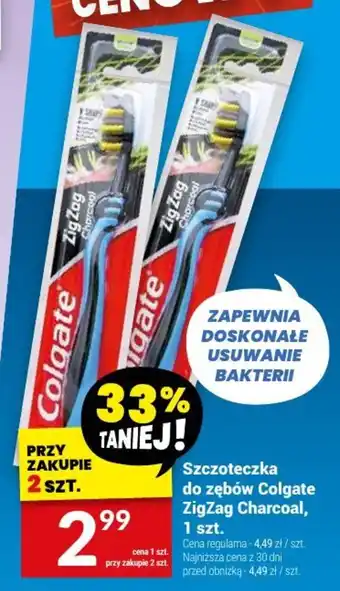 Twój Market Szczoteczka do zębów Colgate ZigZag Charcoal, 1 szt. oferta