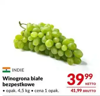 Makro Winogrona białe bezpestkowe 4,5 kg oferta