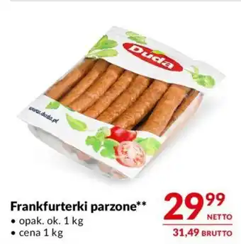 Makro Frankfurterki parzone 1 kg oferta