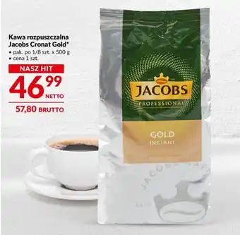 Makro Kawa rozpuszczalna Jacobs Cronat Gold 500 g oferta