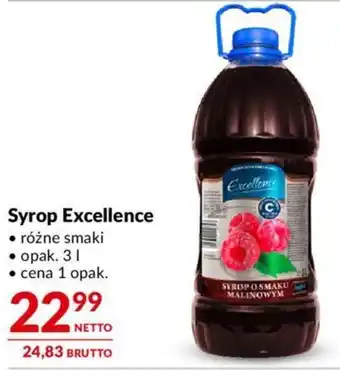 Makro Syrop Excellence 3 l oferta