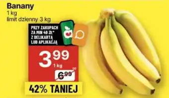 Delikatesy Centrum Banany 1 kg oferta
