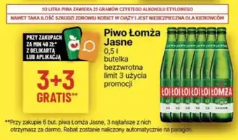 Delikatesy Centrum Piwo Łomża Jasne 0,5 l oferta