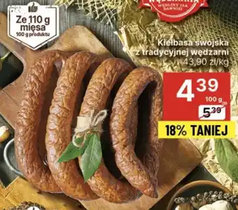 Delikatesy Centrum Kielbasa swojska z tradycyjnej wędzarni 100 g oferta