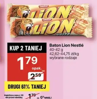 Delikatesy Centrum Baton Lion Nestlé 40-42 g oferta