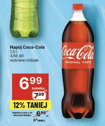 Delikatesy Centrum Napój Coca-Cola 1,5l oferta