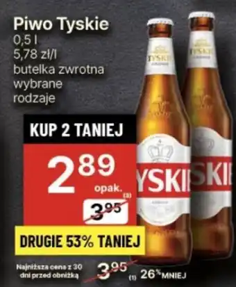 Delikatesy Centrum Piwo Tyskie 0,5l oferta