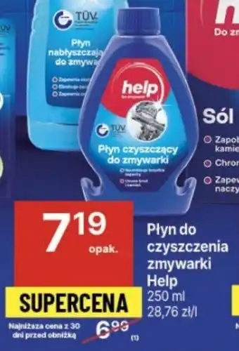 Delikatesy Centrum Płyn do czyszczenia zmywarki Help 250ml oferta