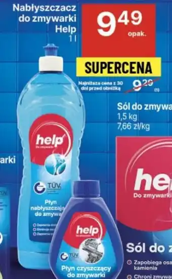 Delikatesy Centrum Nabłyszczacz do zmywarki Help 1l oferta
