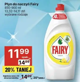 Delikatesy Centrum Płyn do naczyń Fairy 850-900ml oferta