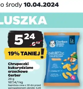 Netto Chrupki kukurydziane Gerber oferta