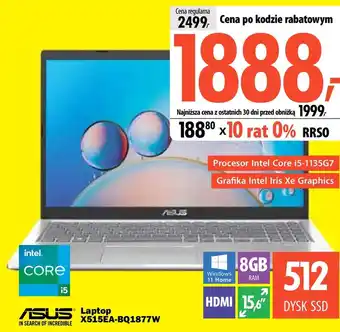 Media Expert Laptop ASUS oferta