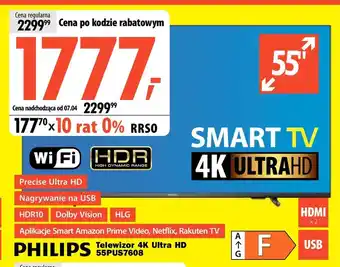 Media Expert Smart tv Philips oferta