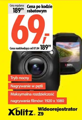 Media Expert Wideorejestrator Xblitz oferta