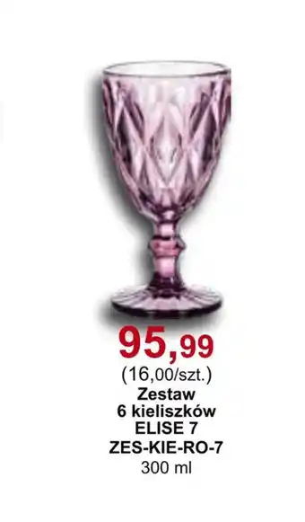 Meble Bodzio Zestaw kieliszków oferta