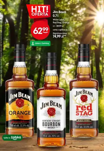 Żabka Whiskey Jim Beam oferta